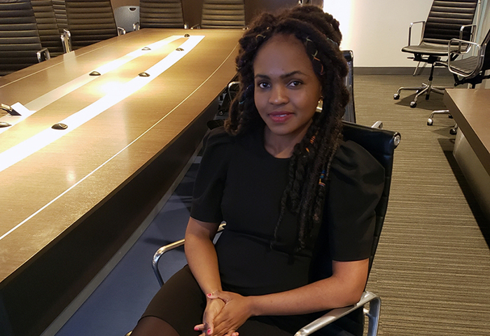 Ms. Alvine Ntandu, a 2019 cybersecurity bachelor’s degree completion program graduate