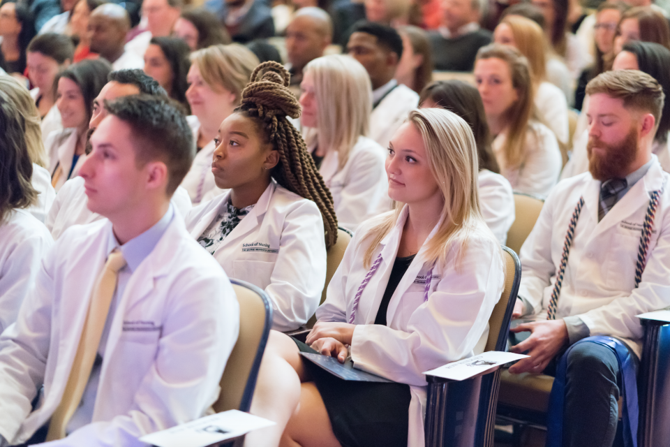 School of Nursing pinning ceremony