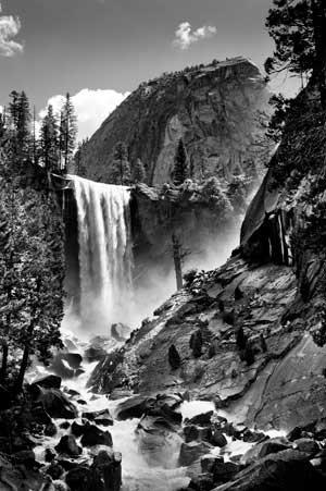 Vernal Falls at Yosemite by Frank Lee Ruggles