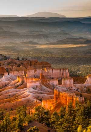 Photograph of Bryce Canyon from above