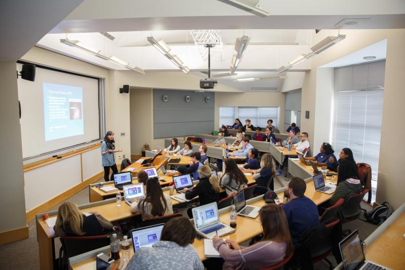 VTSC classroom filled with students